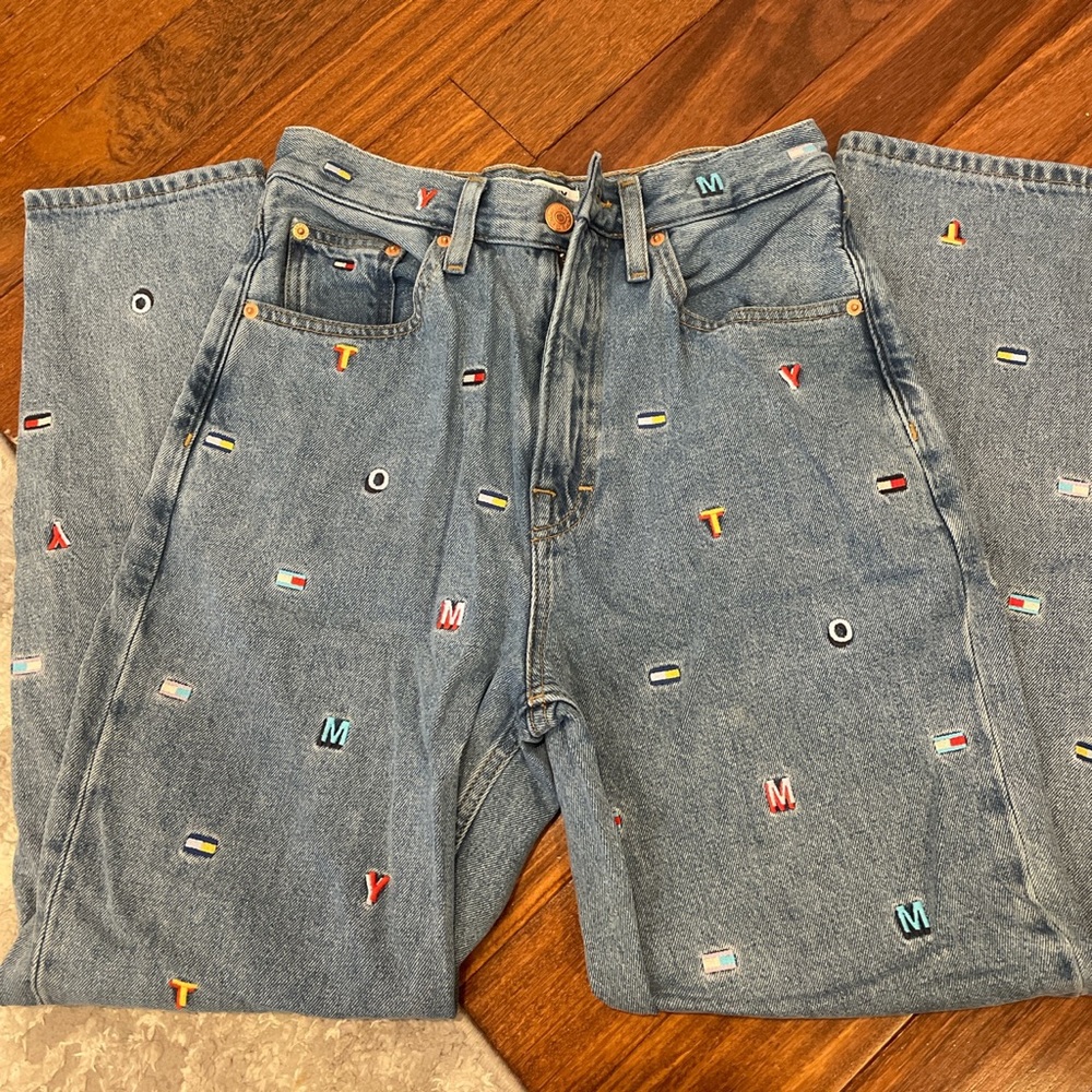 tommy hilfiger 2004 letter jeans